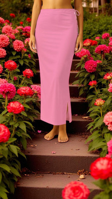 The Stanch Shapeware Pink MT0072 Lycra Blend Petticoat(S)