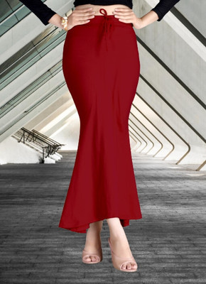 house of common Red _18 Lycra Blend Petticoat(M)