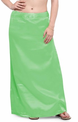 Palvit Fashion SATINPETTICOAT_Sea Green_39 Satin Blend Petticoat(Free)