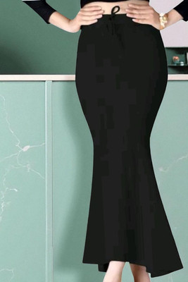 DSV ENTERPRISES Shapeware Black M0074 Lycra Blend Petticoat(XS)