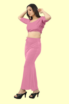 HOC L. Pink Fish L KESHAV 7 Lycra Blend Petticoat(L)