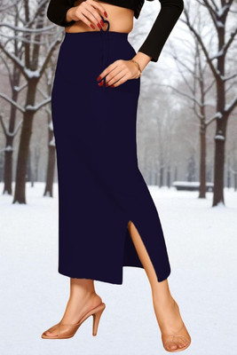 The Stanch Shapeware Navy MT1002 Lycra Blend Petticoat(M)