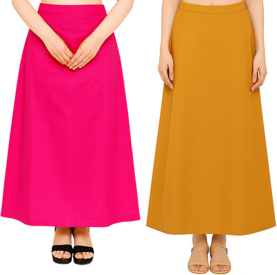 IGNOTO FKK_PTCT-D.PNK_MSTRD Cotton Blend Petticoat(Free)