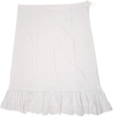 Belizs White Pure Cotton Petticoat(XXL)