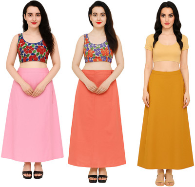 IGNOTO FKK_3PTCT-BB.PNK_GAJRI_MSTRD Cotton Blend Petticoat(Free)