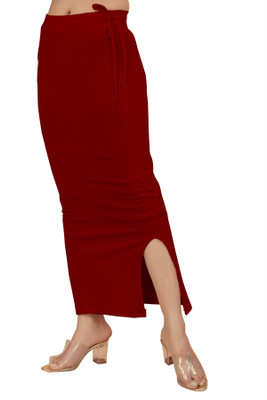 Woo THiNG Solid Color Shapewear Lycra Blend Petticoat(XL)