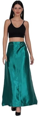 KAVYA DESIGNERS PEACOCK A24 STYLES Pure Satin Petticoat(Free)