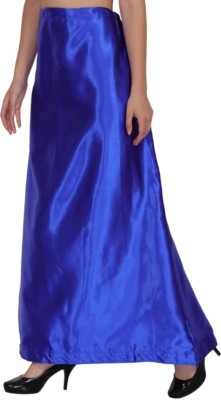 FHH fashion Blue colour satin blend petticoat for women. Satin Blend Petticoat(XL)