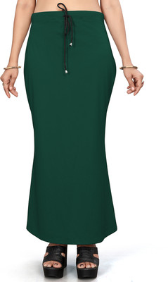 Leeza Store LZSHPWR-BOTTLEGREEN-XS Lycra Blend Petticoat(XXL)