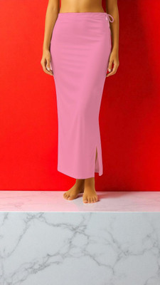 The Stanch Shapeware Pink MT0061 Lycra Blend Petticoat(XL)