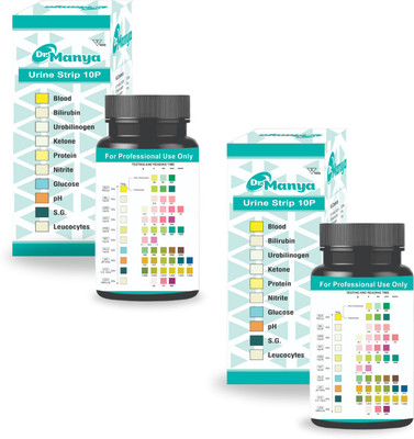 Dr.Manya Dr Manya Urinalysis Strips 10 in 1 Combo Pack 200Strips for Home Use pH Indicators
