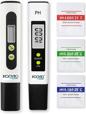 konvio neer Total Dissolved Solids Meter and Digital pH Meter Digital pH Meter