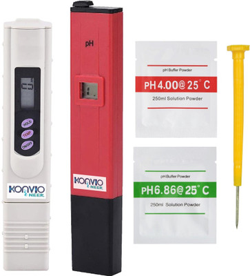 konvio neer pH Meter and TDS Meter COMBO PACK Digital pH Meter