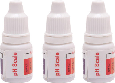 Parijata ph drop for ph testing, ph liquid water testing with ph color chart (5 ml) - 3pc Ph Test Strip(4 - 11)