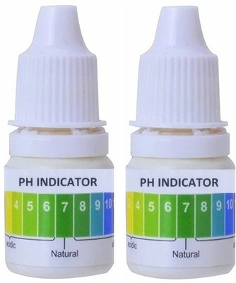GoodsBazaar 2x25ml Bottle Liquid Universal PH Test Indicator Solution Chemical Acidity Meter Ph Test Strip(1 - 14)