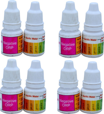 bioway 4 SET OF PH & ORP TESTING SOLUTION KIT LIQUID DROPS FOR TESTING RO/ANY WATER BY SELF Ph Test Strip(4 - 11)