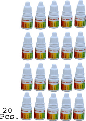 bioway 20 Pcs PH TESTING LIQUID SOLUTION KIT BOTTLE FOR TESTING WATER PH Ph Test Strip(4 - 11)