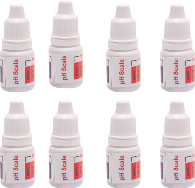 Parijata ph drop for ph testing, ph liquid water testing with ph color chart (5 ml) - 8pc Ph Test Strip(4 - 11)