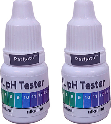 Parijata pH Drop for pH Testing and Alkaline level, for pH Water Testing with pH Chart Ph Test Strip(1 - 14)