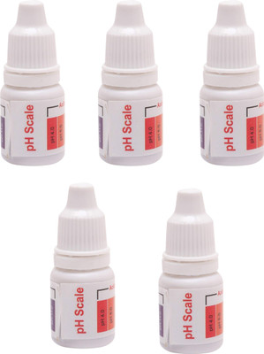 Parijata ph drop for ph testing, ph liquid water testing with ph color chart (5 ml) - 5pc Ph Test Strip(4 - 11)