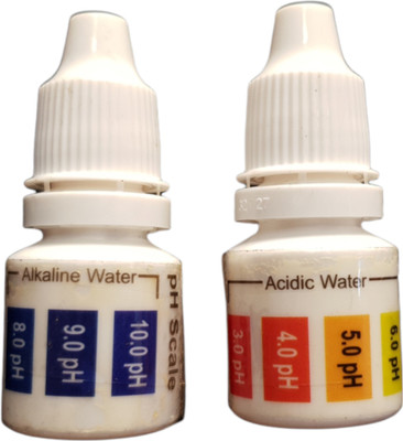 bioway 2PCS PH TESTING LIQUID SOLUTION KIT BOTTLE FOR TESTING RO/OTHER WATER Ph Test Strip(3 - 10)