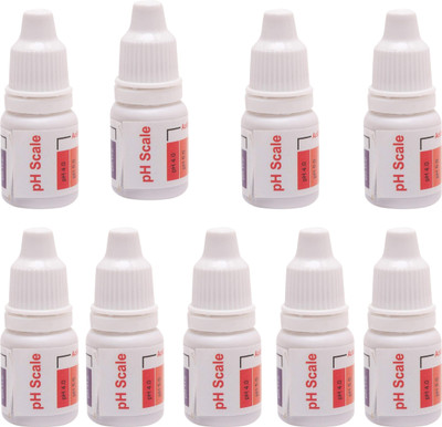 Parijata ph drop for ph testing, ph liquid water testing with ph color chart (5 ml) - 9pc Ph Test Strip(4 - 11)