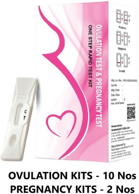 WebMedia | Know Fertile Days | Home Conception Planning | 10-Ovulation Kit & 2-Preg Test| Ph Test Strip(6 - 9)