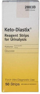 Keto - Diastix Reagent Strips for Urinalysis- 50 Ph Test Strip(0 - 100)