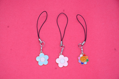 badeja handmade pack of 3 pandent hanging keychain phone charm Phone Charm(Multicolor)