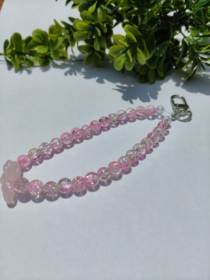 voxsara Pearl Beaded Phone key chain Strap Bracelet Keychain for Phone, Purse, Camera Key Chain