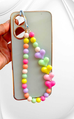 Artistry craft High quality Imported Beads Phone Charm Phone Charm(Multicolor)