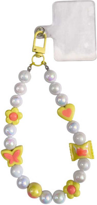 Artistry craft Mobile Phone charm/Mobile string/bag charm/Phone string/ Phone Charm(Yellow)