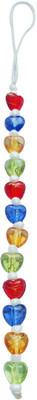 DearME Love Yourself Multicolor Heart Beaded Aesthetic Handmade Keychain, Bag Charm Lanyard Phone Charm(Multicolor)