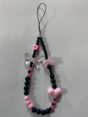 badeja Phone/mobile charm for women and girls Phone Charm(Black)