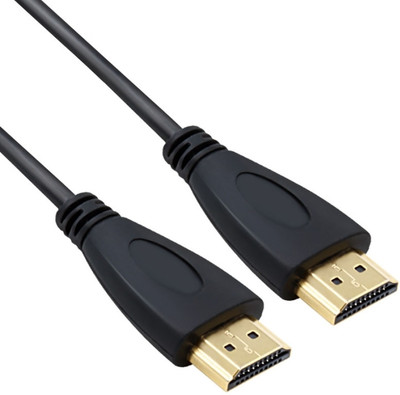 MSCC GLOBAL HDMI Cable 1.5 m HDMI Cable 1.5m for Laptop / HD TV / Setup Box(Compatible with Set Top Box, HDTV, Black, One Cable)