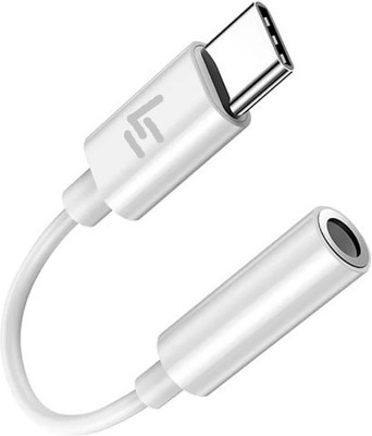 Ekon White Type C to 3.5mm headphone audio jack connector Phone Converter(Android)