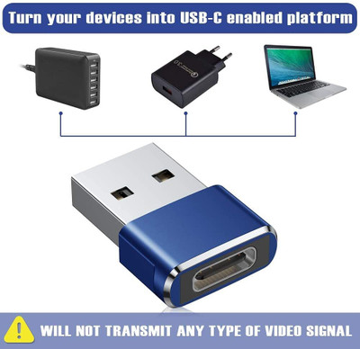 Jihaan USB Type C, USB OTG Adapter(Pack of 1)