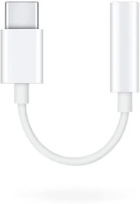 Ekon White USB Type C to 3.5 mm Jack Connector Adapter For IQOO Phone Converter(Android)