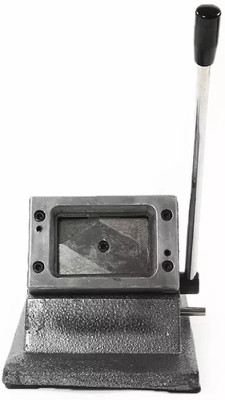 FINEJET Heavy Duty PVC ID Card Die Cutter Full Metal Body Black Ink Toner