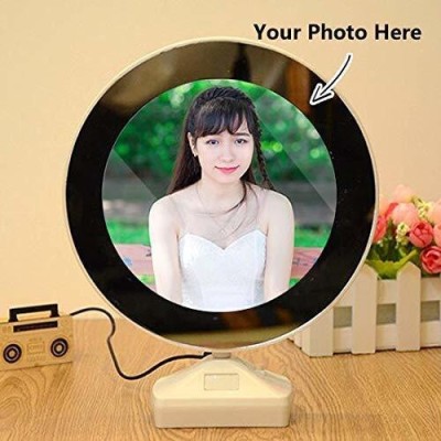 CASEMANTRA Magic Mirror Photo Frame 8 inch 3D(1 GB, White)