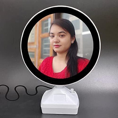 THE TAJKLA SGT Magic Mirror Photo Frame 1 inch Frame(White)