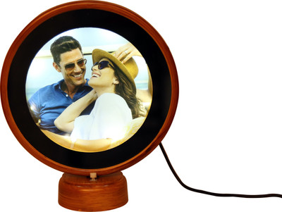ALTRA QUARTZ Plastic Table Photo Frame(Brown, 1 Photo(s), 4X6)