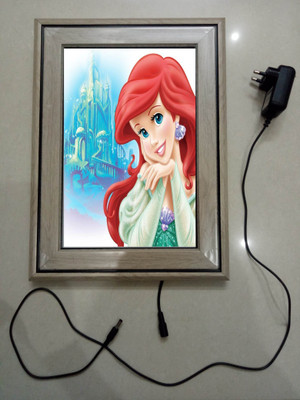 anshul internet point , CINDERELLA MODAL NO-30 , 15.5 inch LED PHOTO FRAME(Multicolor)