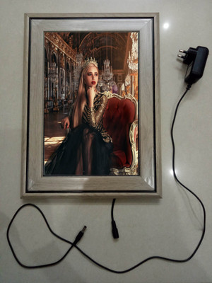 anshul internet point , CINDERELLA MODAL NO-70 , 15.5 inch LED PHOTO FRAME(Multicolor)