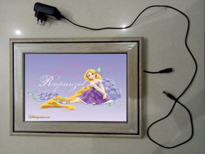 anshul internet point , CINDERELLA MODAL NO-29 , 15.5 inch LED PHOTO FRAME(Multicolor)