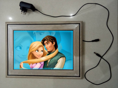 anshul internet point , CINDERELLA MODAL NO-76 , 15.5 inch LED PHOTO FRAME(Multicolor)