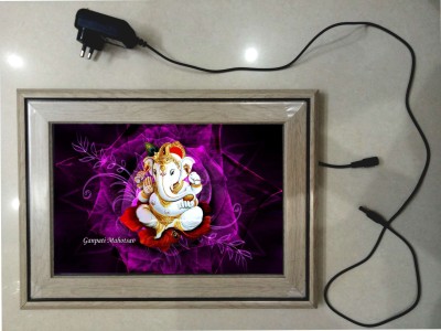 ANSHUL INTERNET GANESH JI FRAME 15.5 inch LED PHOTO FRAME(Multicolor)