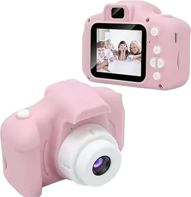 BuyLuxe Camera for Kids with HD Video Recording, Selfie Camera and Games DSLR Camera Pink Kids Camera(Pink)