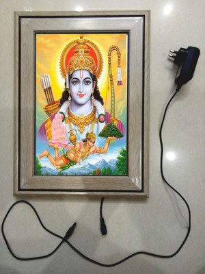 anshul internet point RAM JI FRAME 15.5 inch LED PHOTO FRAME(Multicolor)