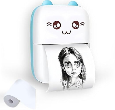 SHARNGA Mini Portable Thermal Printer – Bluetooth Wireless Photo Photo Printer(Multicolor)